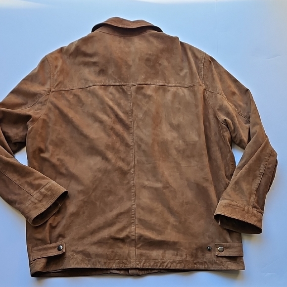 Men's Brown Golden Bear Suede Jacket XL - Picture 10 of 13